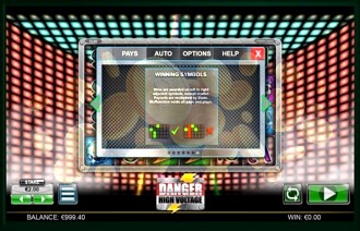 Danger High Voltage Slot Free