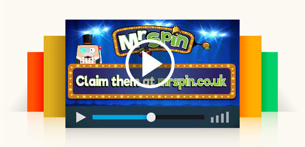 New Mr Spin Casino - 50 Free Spins!