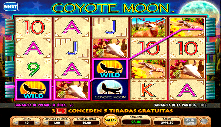 Coyote Moon Slots Free Play